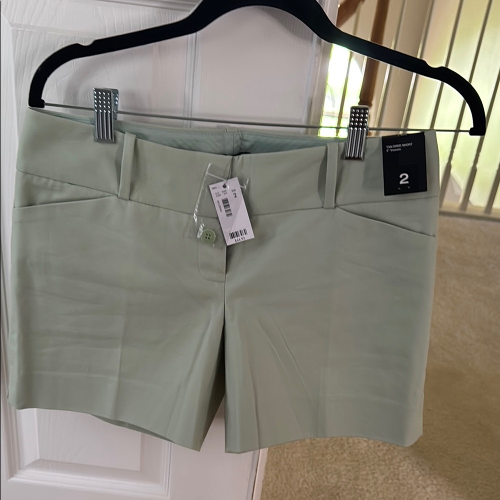 Women's Light Green Shorts